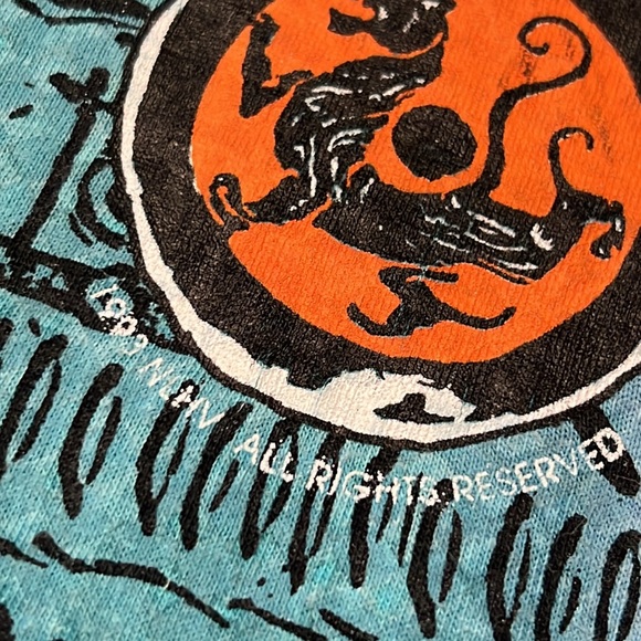 VINTAGE 90’s SURF NINJAS AOP SINGLE STITCH T SHIRT - Picture 8 of 8